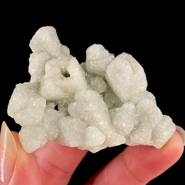 Prehnite ''casts'' after Glauberite Fanwood Quarry (Weldon Quarry