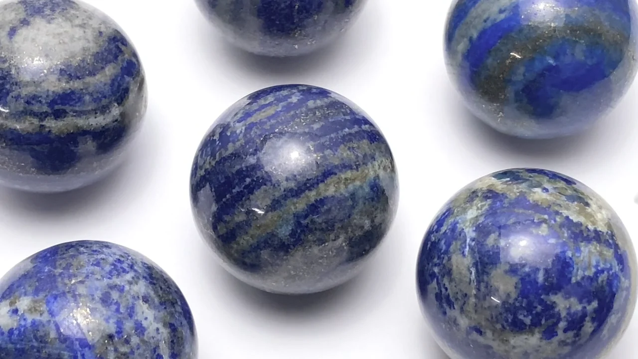 ラピスラズリ スフィア 天然石 ラピスラズリ スフィア・ラウンド30mm 1個｜天然石ビーズの卸問屋
