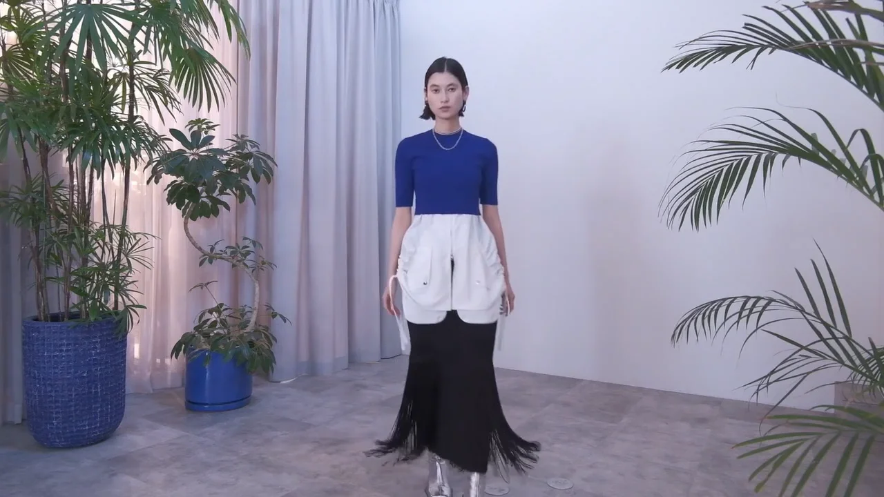 MESH FRINGE KT SK【セットアップ着用可能】 | スカート