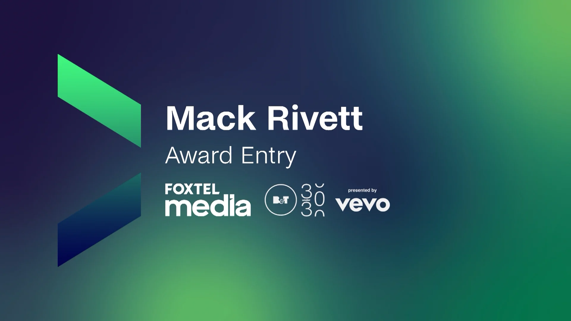 B&T 30 Under 30 2024 Mack Rivett on Vimeo