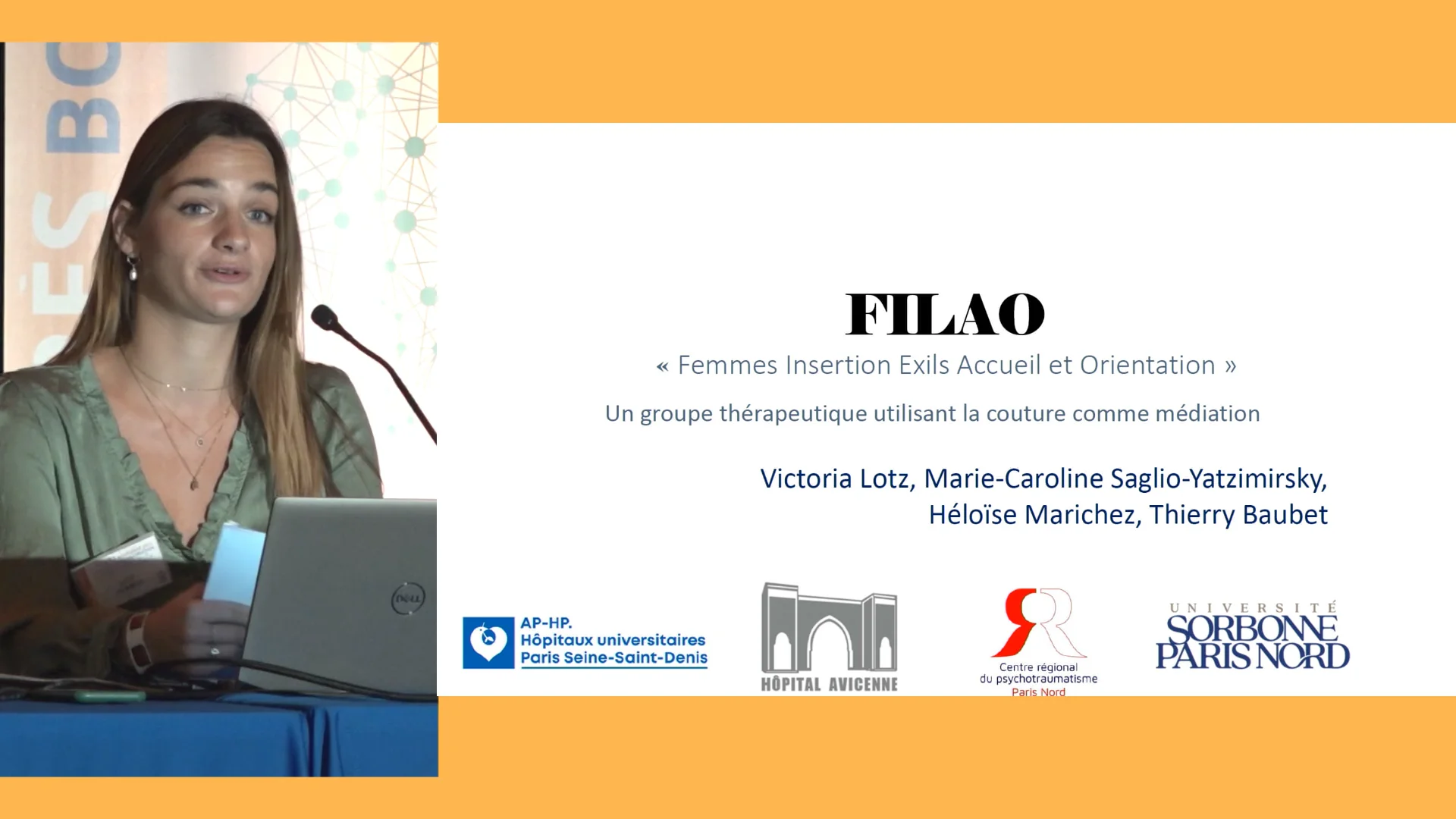 LE GROUPE FILAO : UN DISPOSITIF THÉRAPEUTIQUE UTILISANT LA COUTURE ...