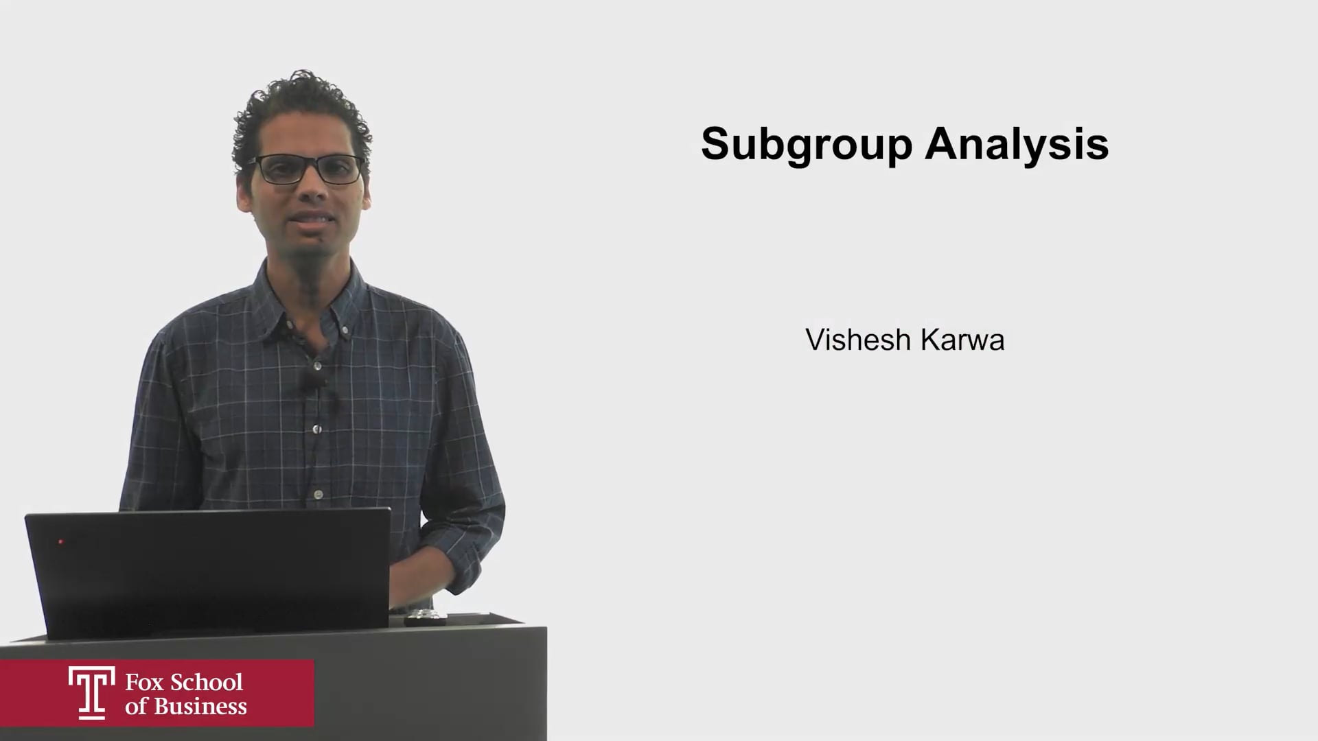 Subgroup Analysis