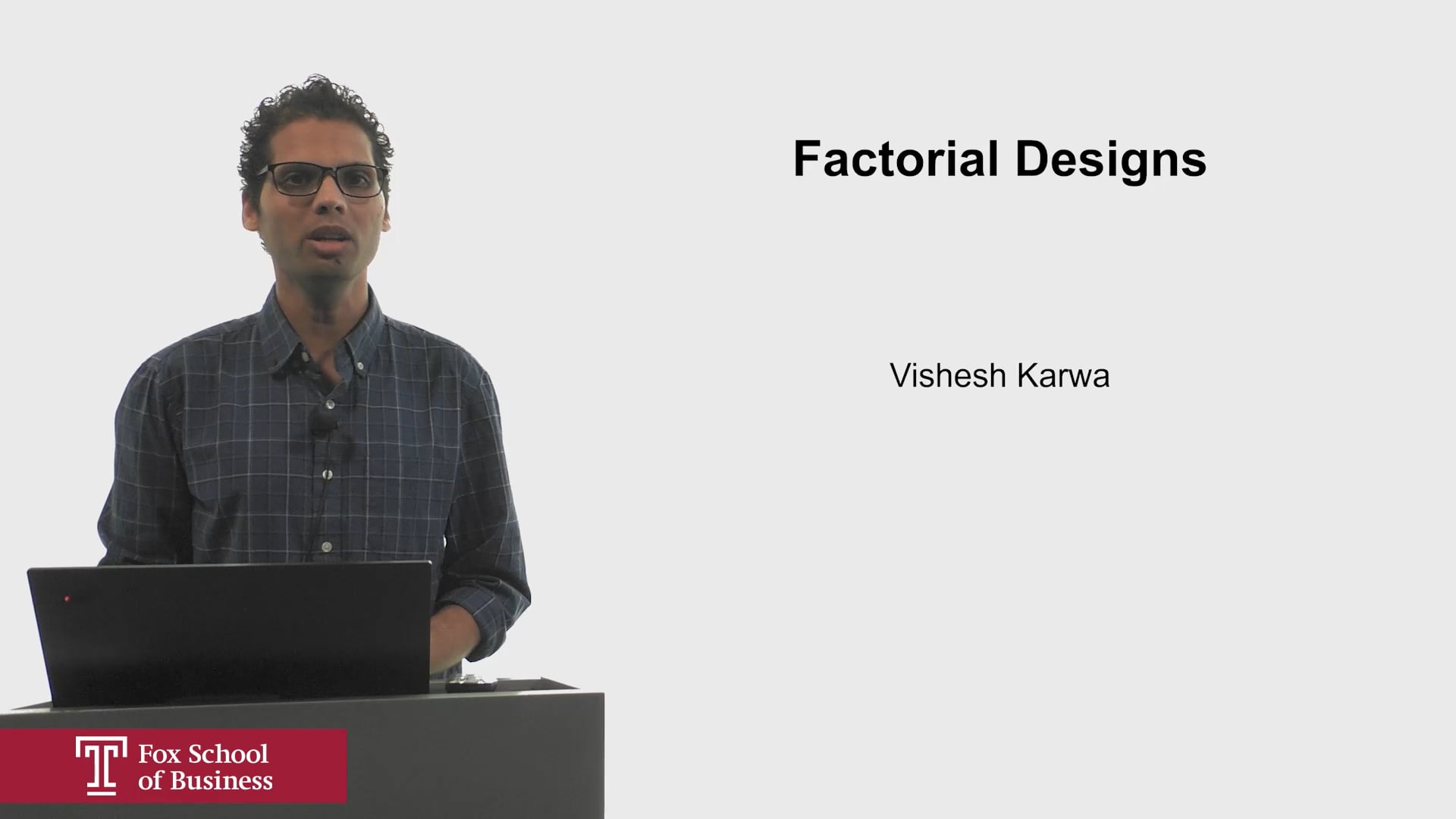 Factorial Designs