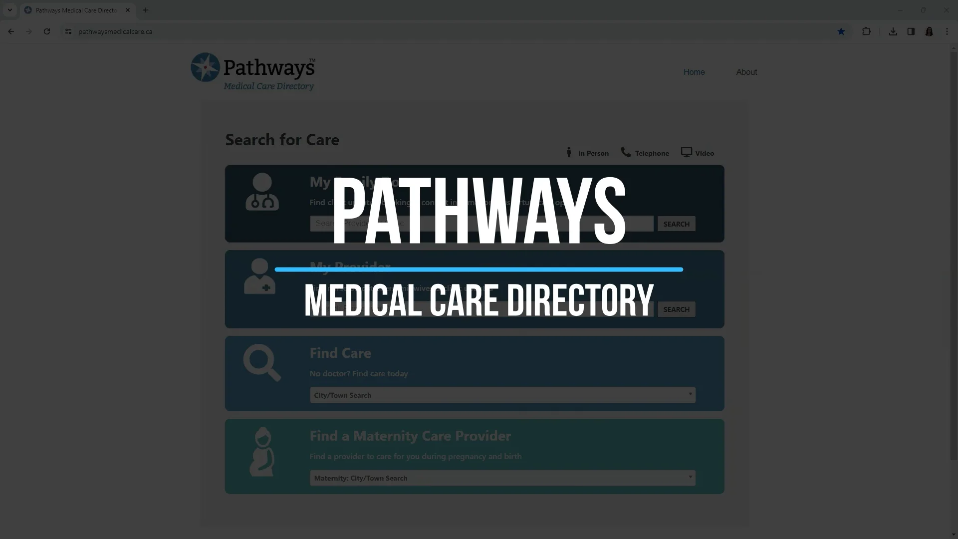 Pathways Medical Care Directory - Patients on Vimeo