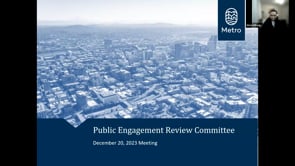Public Engagement Review Committee meeting Dec. 20, 2023 on Vimeo