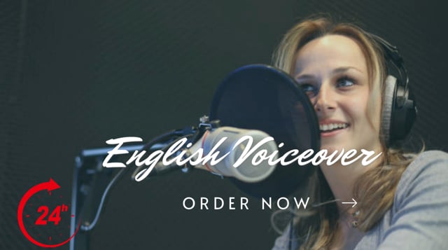 provide top notch english female voiceover for your projects