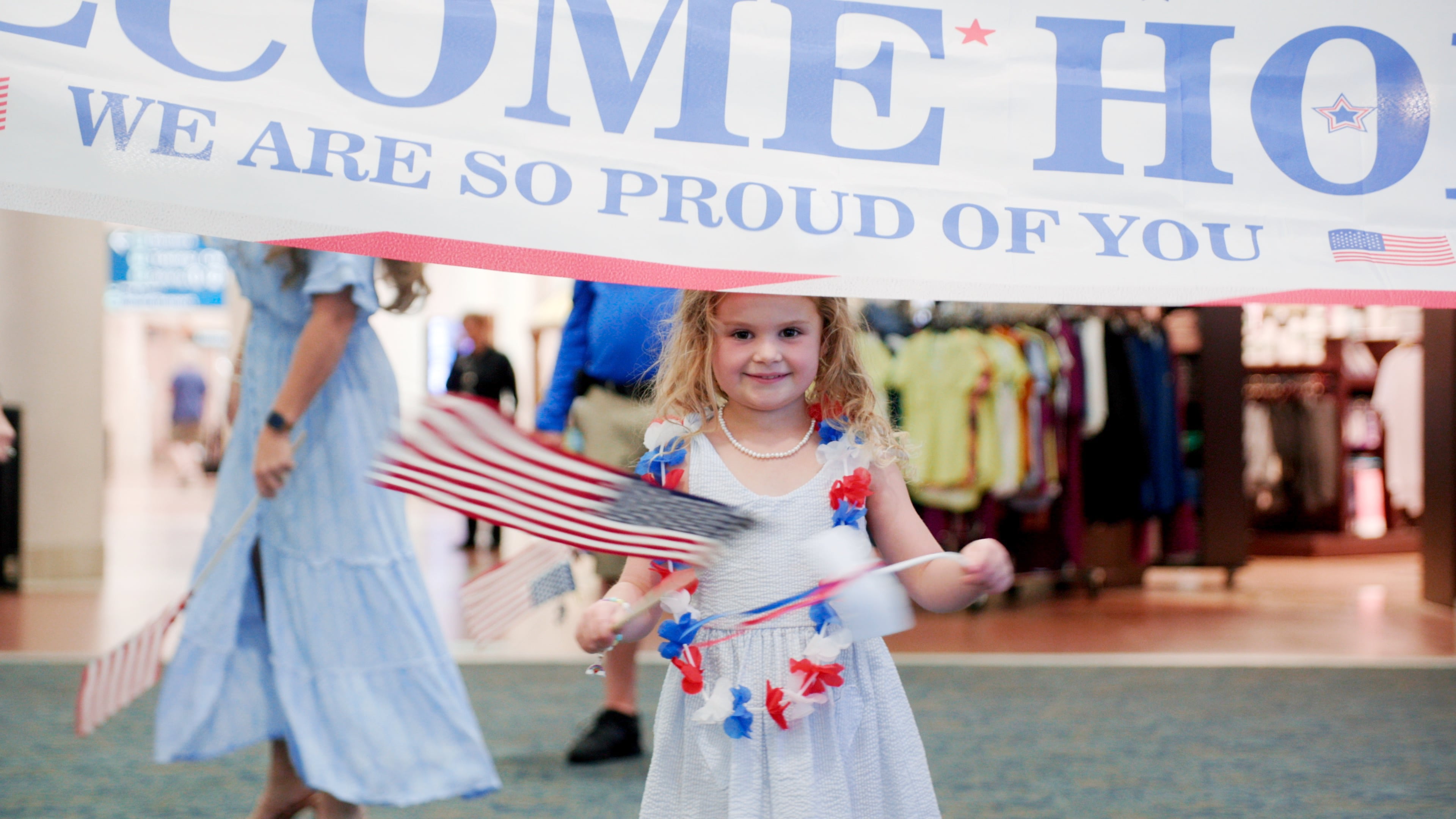 Video thumbnail for Running Home to His Girls | Emotional Military Homecoming