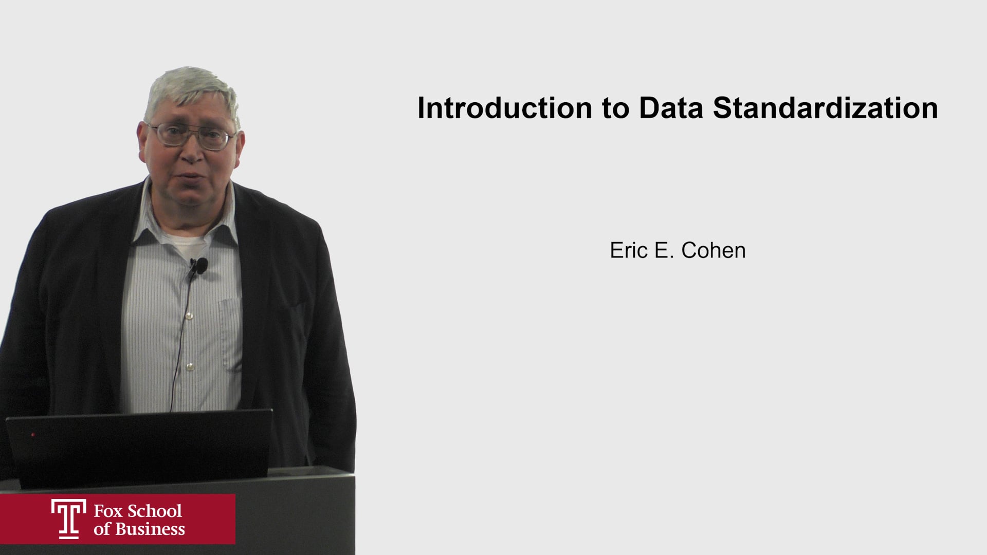 Login to view Introduction to Data Standardization​