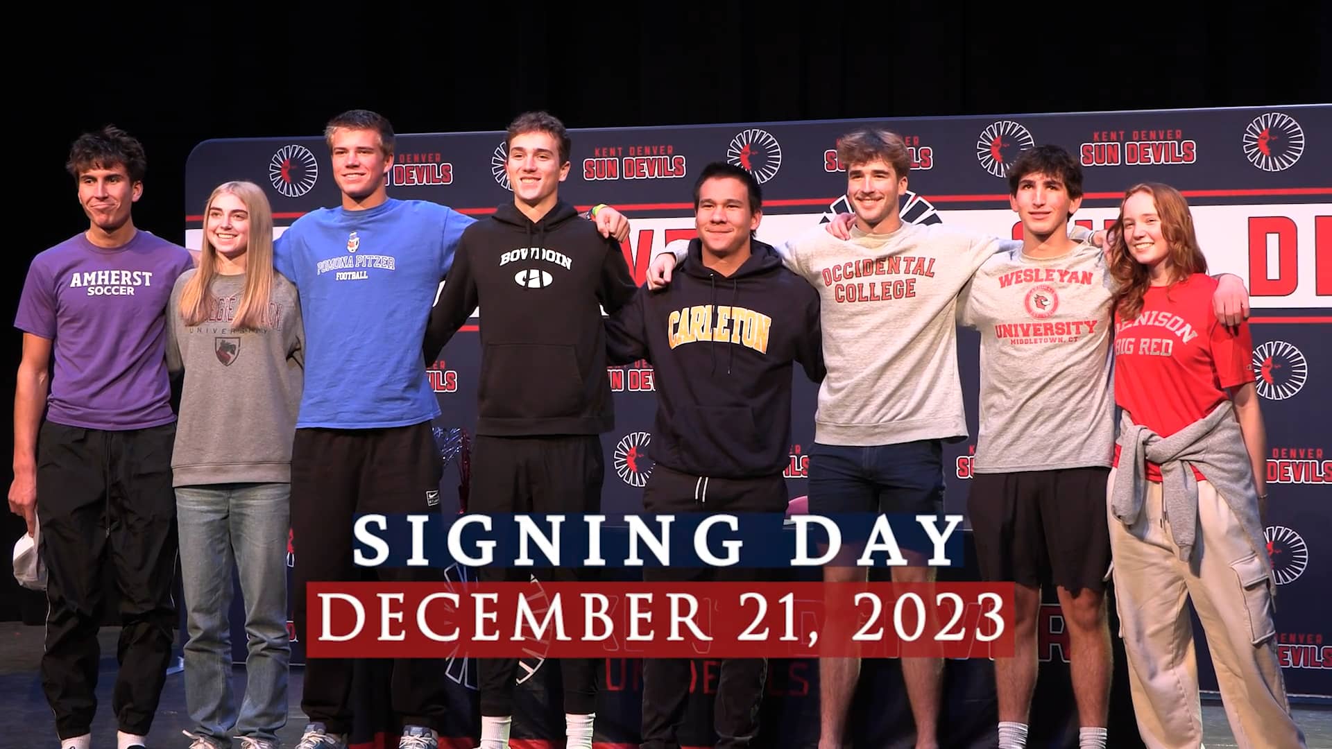 Kent Denver Athletics December Signing Day Celebration on Vimeo