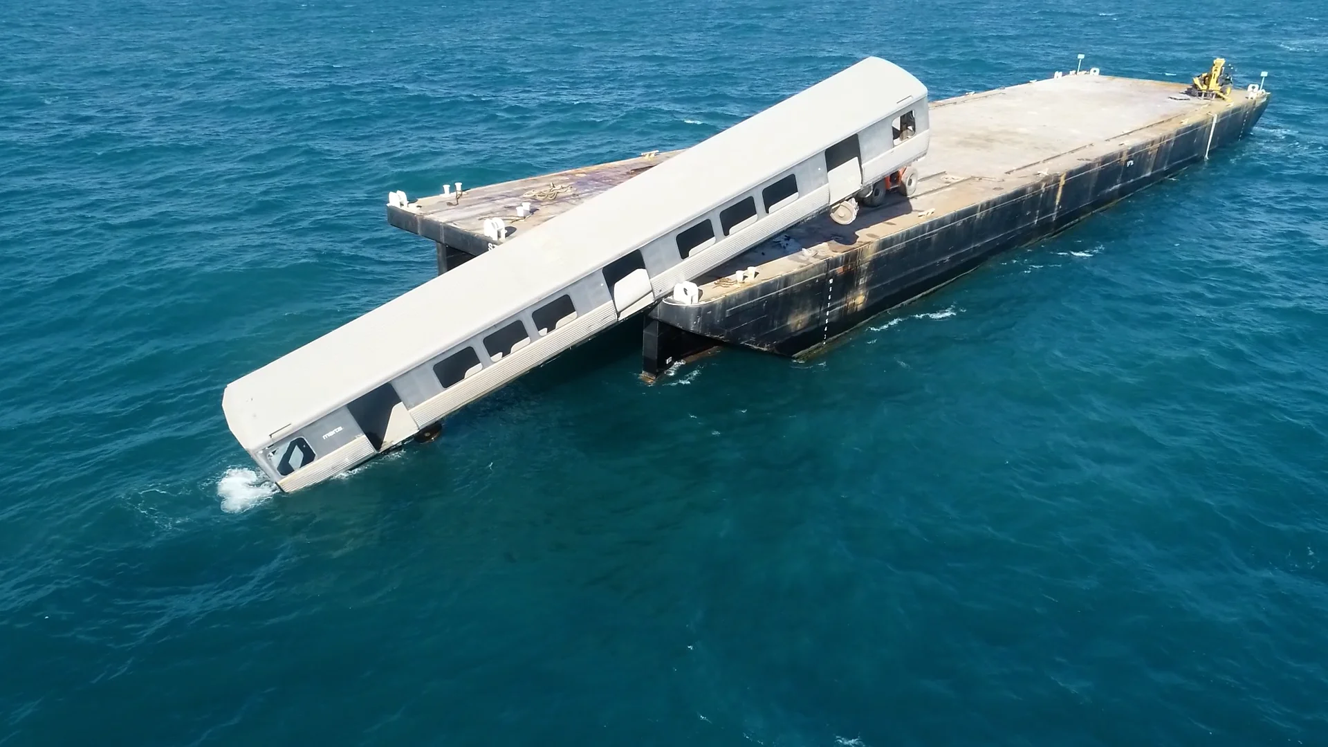 MARTA railcar deployed to L Reef, image size:1920x1080