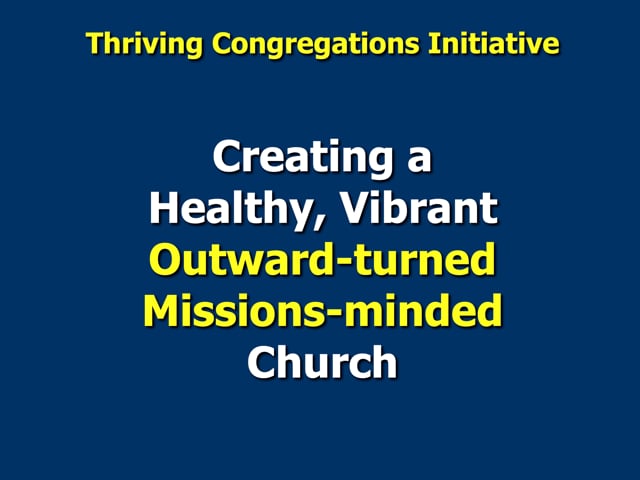 Intro Series - Missions Minded Parishes - Fr. Luke Veronis