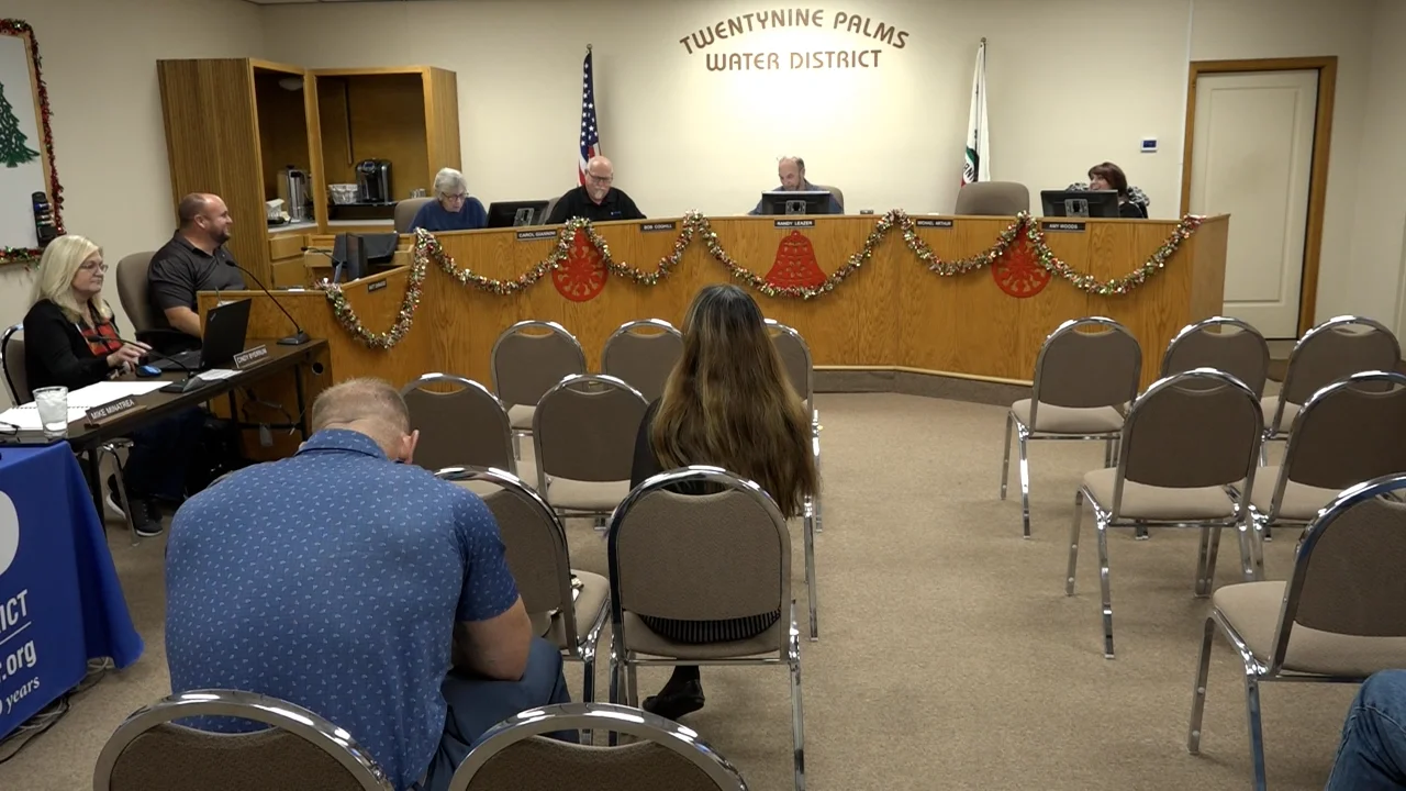 29 Palms Water District 122023 on Vimeo