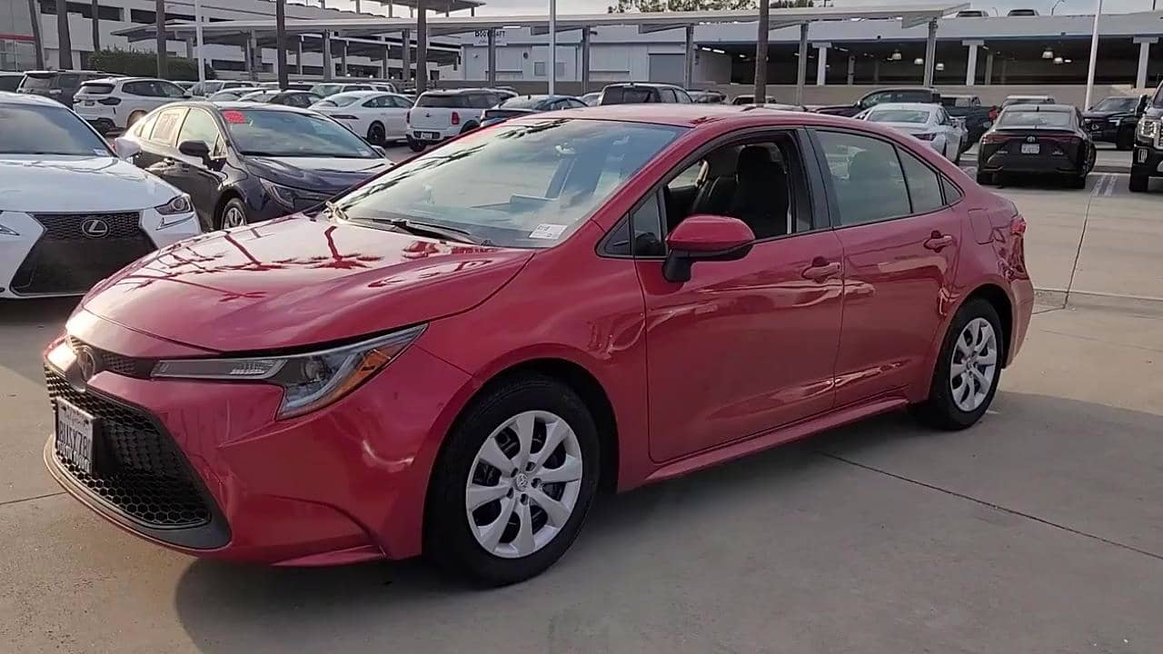 USED 2021 TOYOTA COROLLA LE at Tustin Toyota (USED) R118 on Vimeo