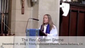 Trinity Sermon: December 17, 2023, The Rev. Colleen Sterne