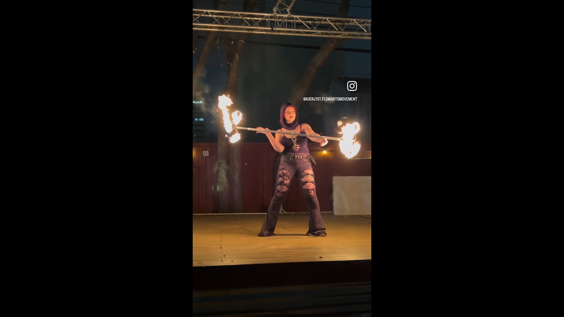 Promotional video thumbnail 1 for Fire performer; fire dancer