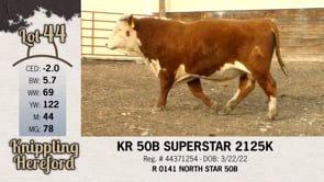 Lot #44 - KR 50B SUPERSTAR 2125K