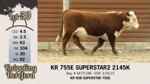 Lot #59 - KR 755E SUPERSTAR2 2145K