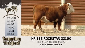 Lot #74 - KR 11E ROCKSTAR 2216K