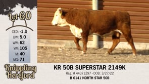 Lot #60 - KR 50B SUPERSTAR 2149K