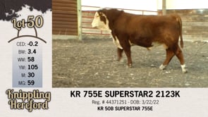 Lot #50 - KR 755E SUPERSTAR2 2123K