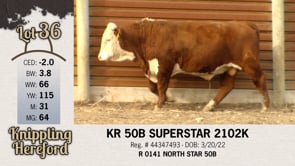 Lot #36 - KR 50B SUPERSTAR 2102K