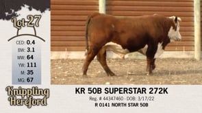 Lot #27 - KR 50B SUPERSTAR 272K