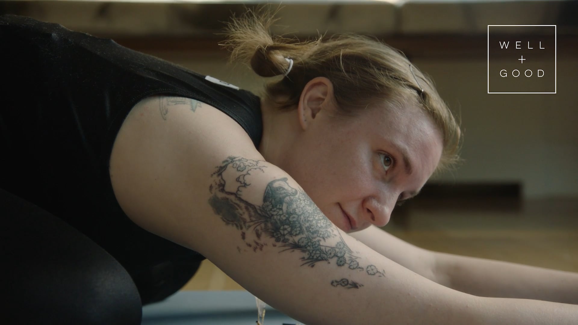 Well+Good | Lena Dunham | Child's Pose