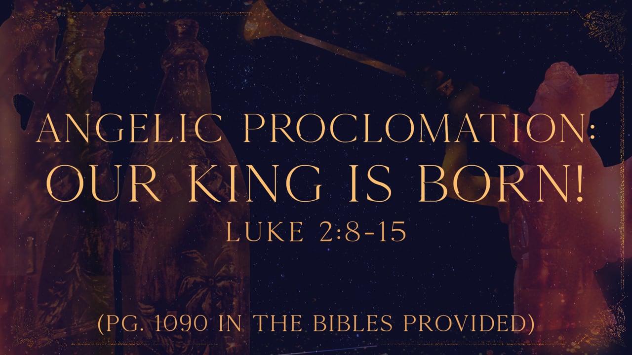 Fit for a King - Angelic Proclamation; Our King is Born!