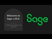 Sage Payroll: Opening balances on Sage 50