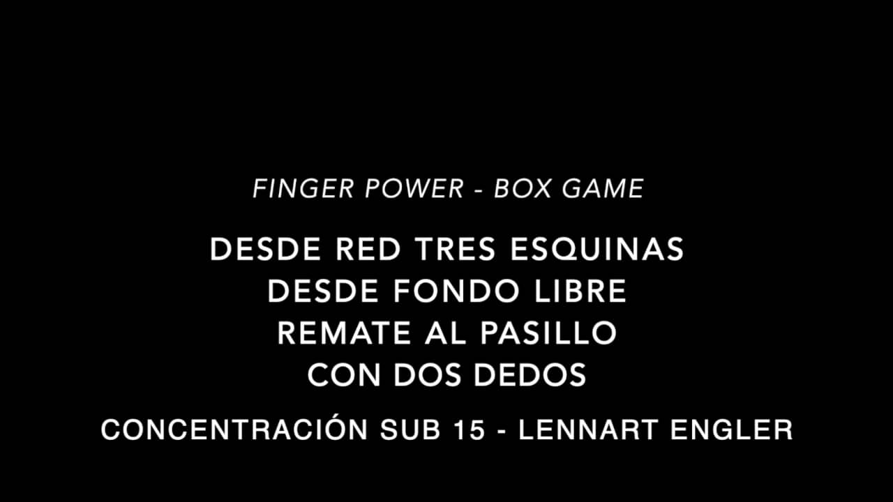 17. FINGER POWER - BOX GAME 8. BOX GAME - DESDE RED TRES ESQUINAS ...