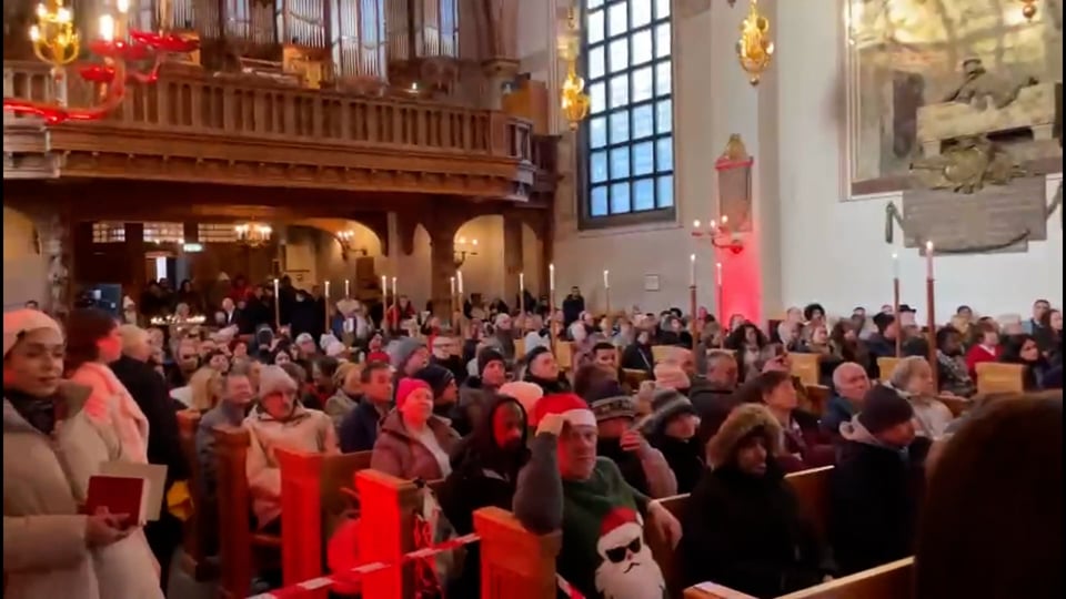 A church full of people