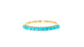 Turquoise Ring in 14kt Yellow Gold
