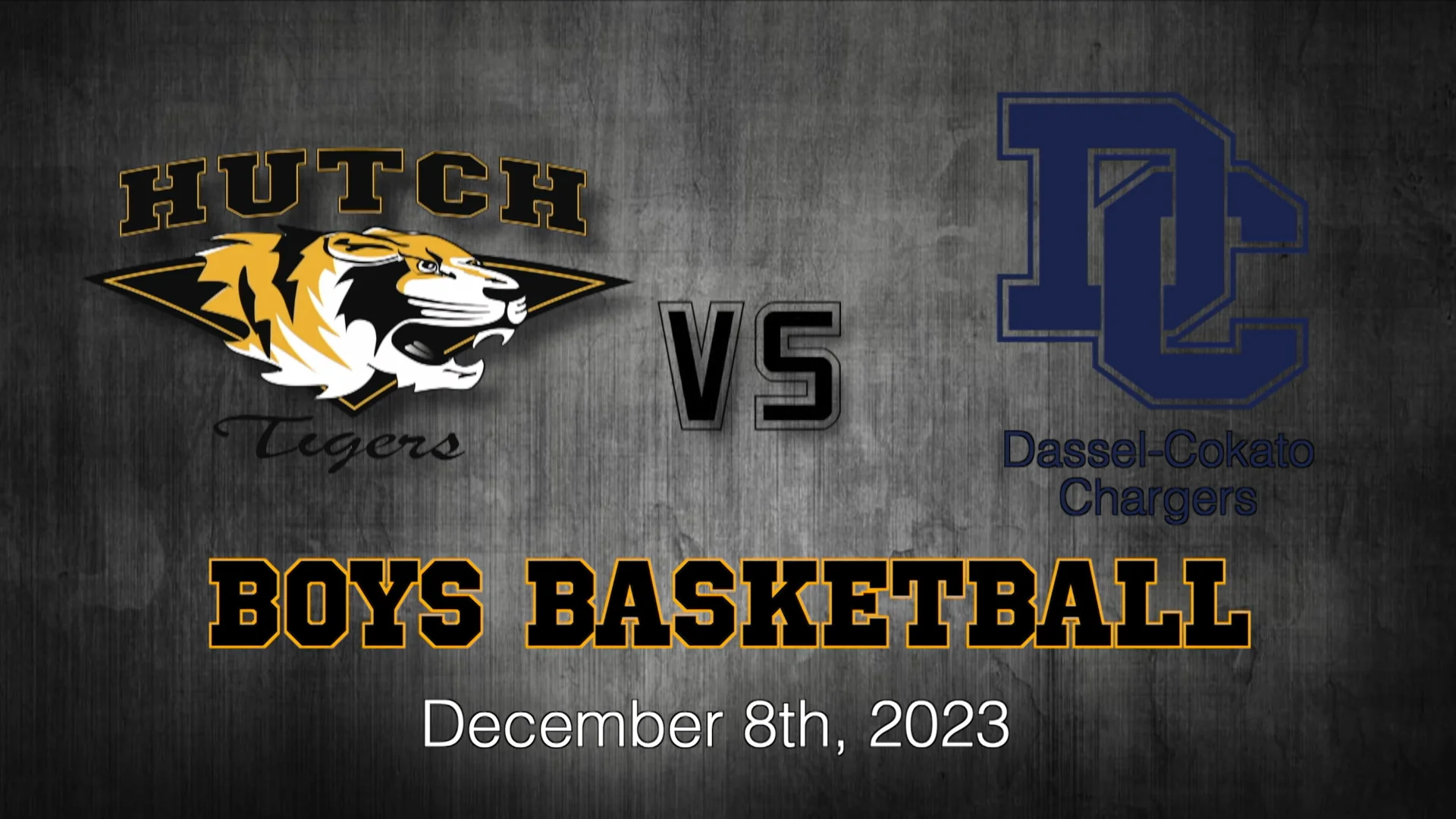 Watch Hutch Tigers Boys Basketball vs Dassel Cokato 12/08/2023 Online ...