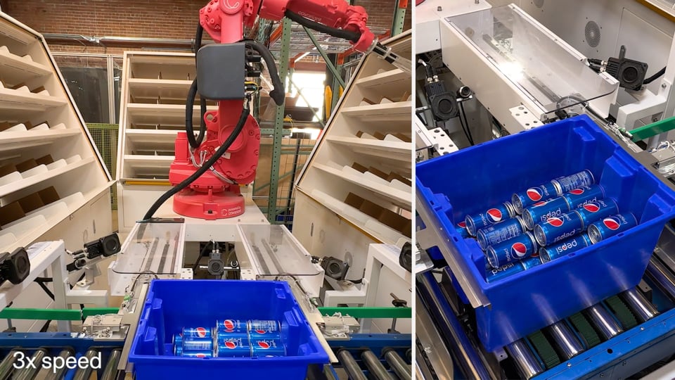 Close-up: Picking groceries and CPG items