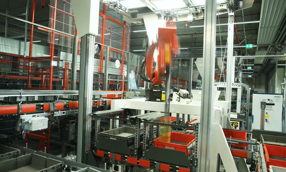 KNAPP's Pick-it-Easy Robot powered by Covariant at Würth Industry