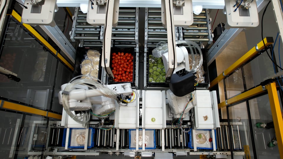 Kitting grocery meal kits