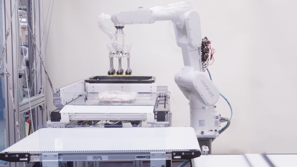 AI-powered Induction picking apparel products