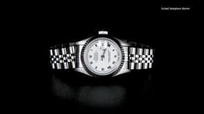 Pre-Owned Rolex Datejust Womens 26mm Automatic Stainless Steel and 18kt White Gold Watch
