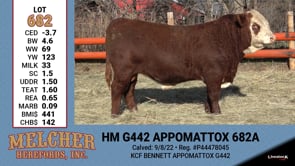 Lot #682 - HM G442 APPOMATTOX 682A