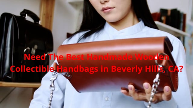⁣Timmy Woods : Handmade Wooden Collectible Handbags in Beverly Hills, CA