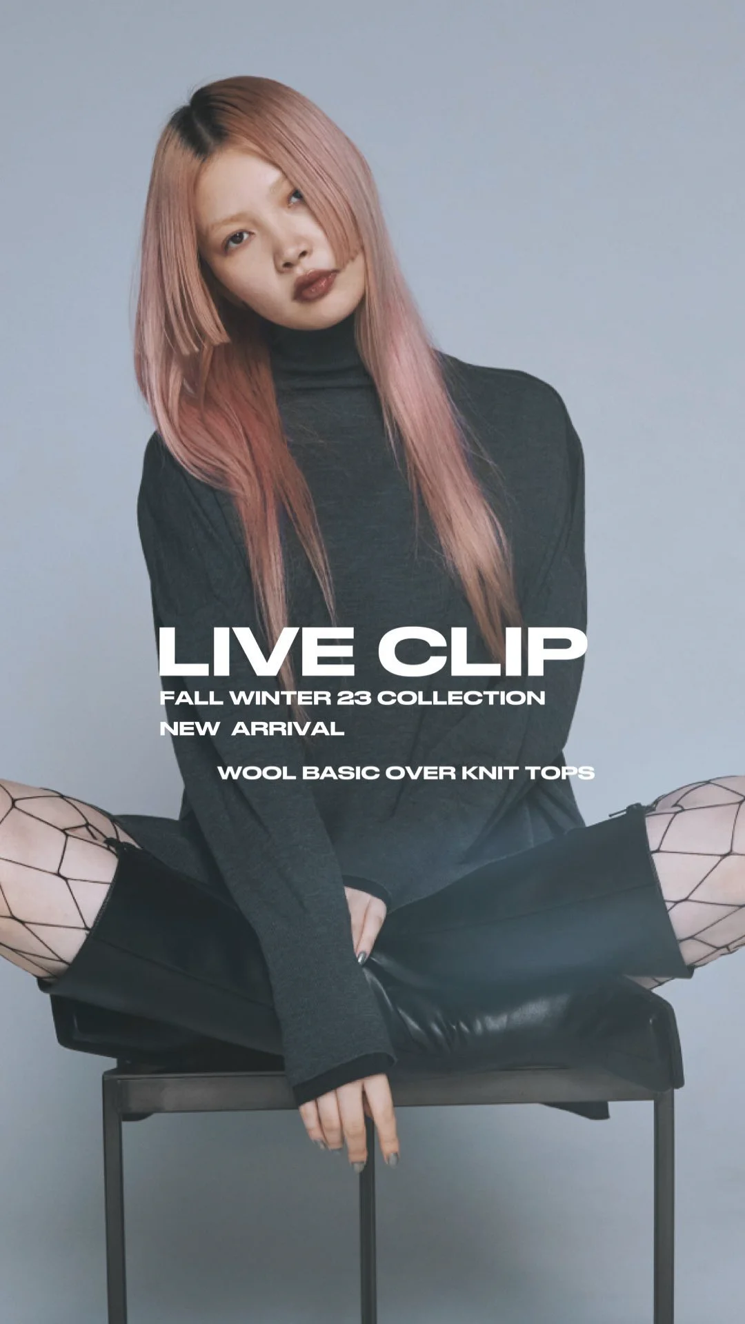 WOOL BASIC OVER KNIT TOPS(F WHITE): TOPSjosemoon WOOL BASIC OVER KNIT TOPS(F WHITE): TOPSjosemoon