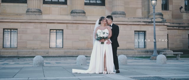 Susan & Tho || Cescaphe Water Works Philadelphia Wedding Highlight Video