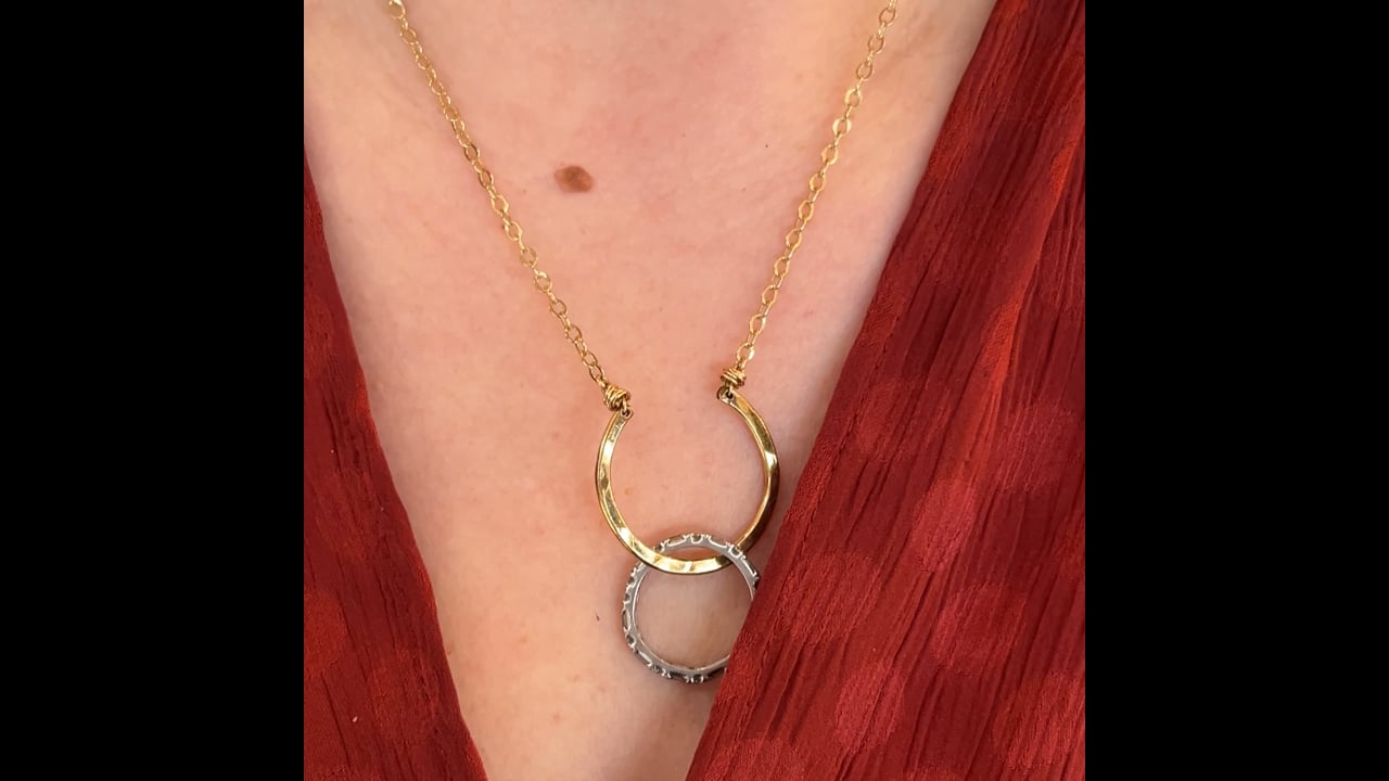 Ring Holder Necklace in 14k Yellow Gold – Filigree Jewelers