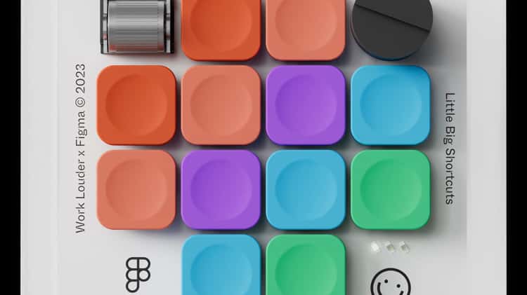 Figma x Work Louder / Little Big Shortcuts / Creator Micro Collab 