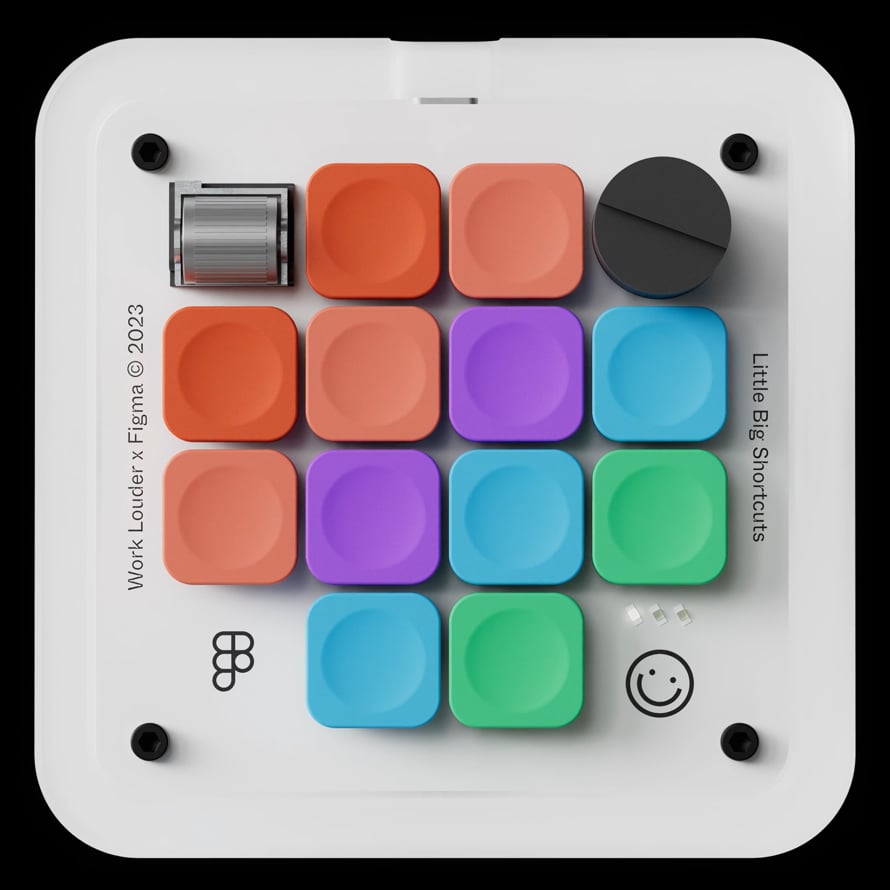 Figma x Work Louder / Little Big Shortcuts / Creator Micro Collab