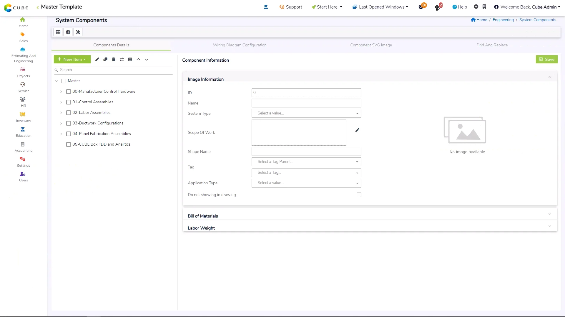 How to create a new component