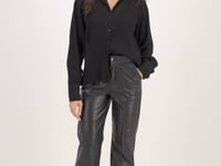 Black oversized pleated blouse | My Jewellery