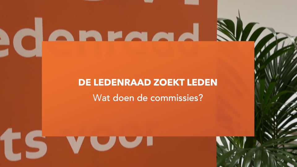 De ledenraad zoekt leden