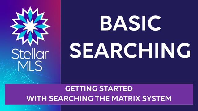Home Search Specialist- Basic Searching (StellarMLS)