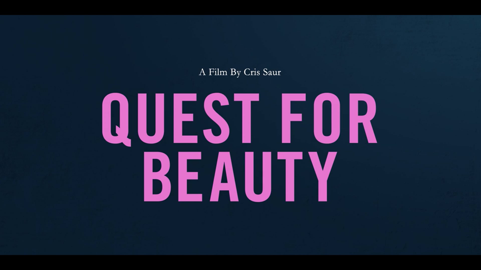 QUEST FOR BEAUTY I Trailer Oficial